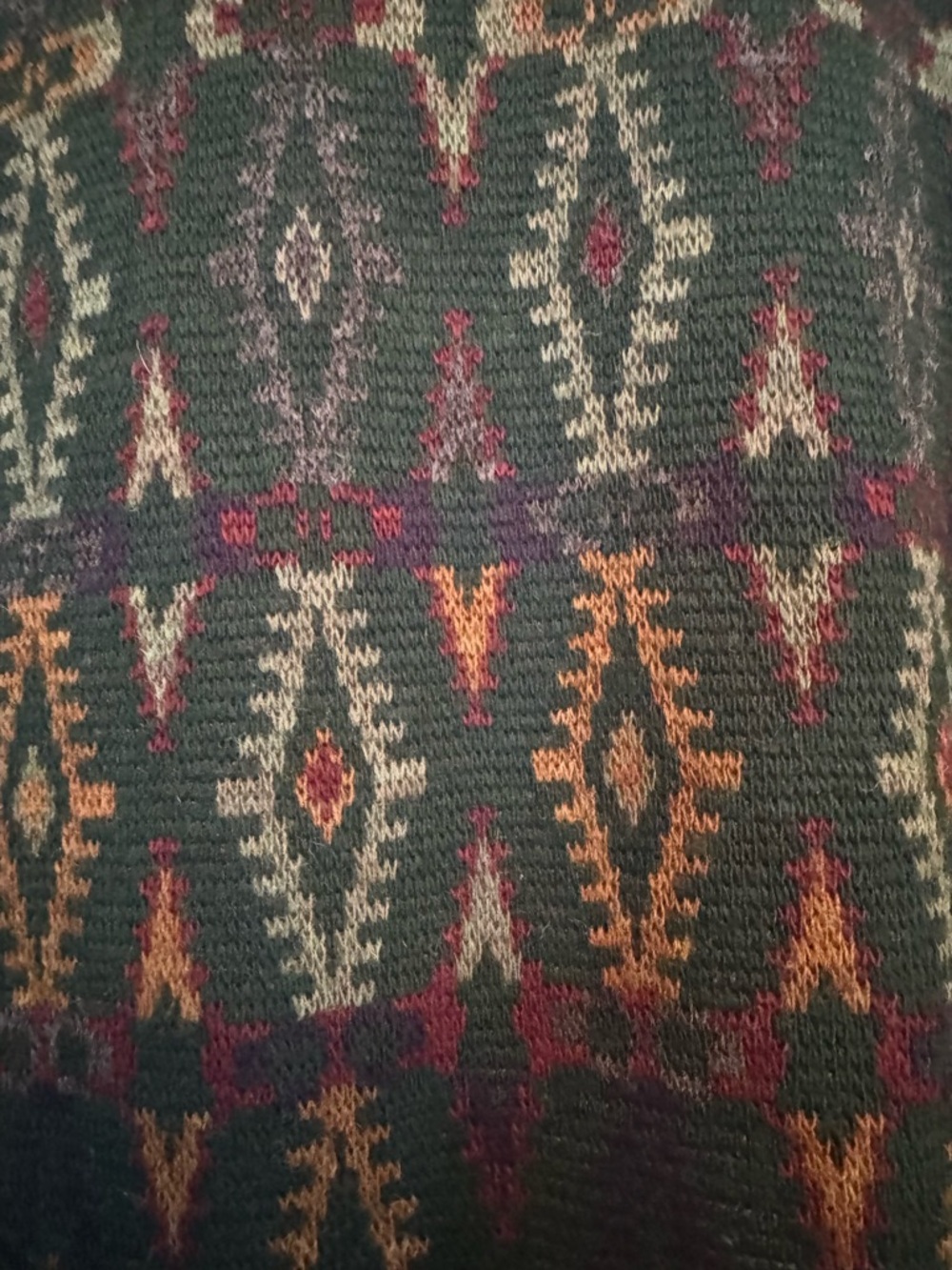 The Italian Sweater Co. Vintage V-Neck Cardigan Large Made in Italy Grandpa Core - Picture 7 of 8